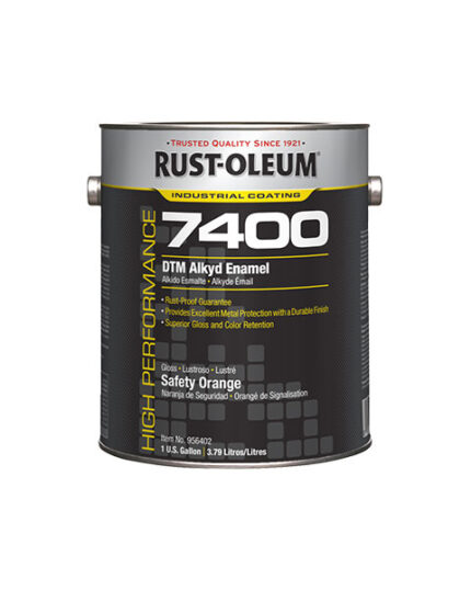 Anti Rust Paint 7400 System Alkyd Enamel Safety Orange