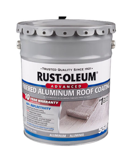 FIBERED ALUMINIUM ROOF COATING